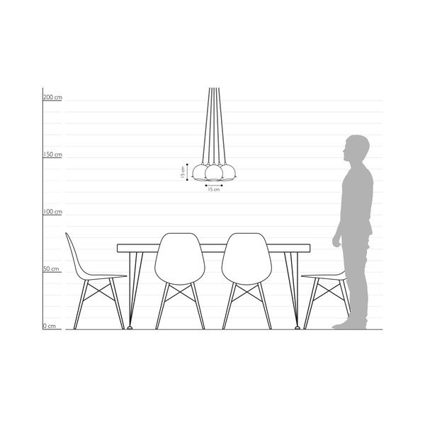 Stropní svítidlo v měděné barvě Sotto Luce MYOO Elementary 5BS-image-1