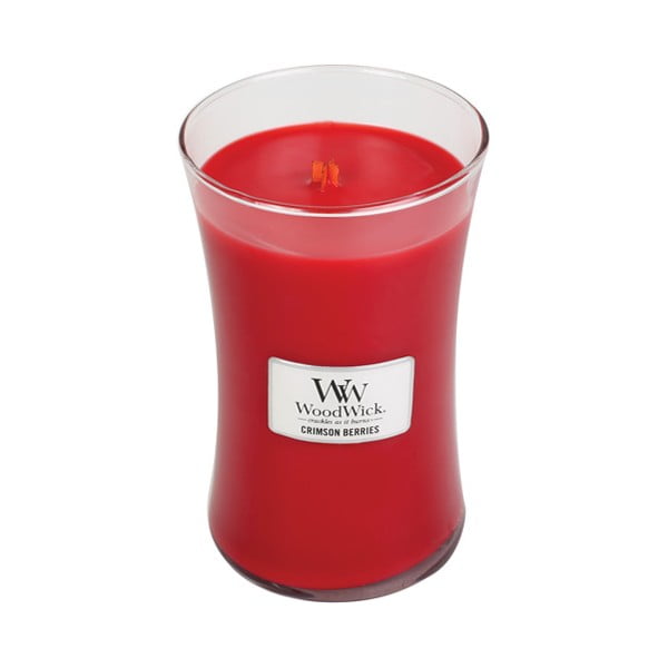 Vonná svíčka WoodWick Červená jeřabina, 609 g, 130 hodin