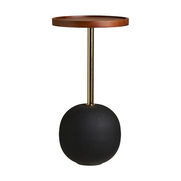 Kulatý odkládací stolek s deskou z mangového dřeva ø 30 cm Sirone – House Nordic