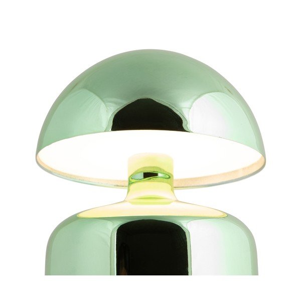 Světle zelená LED stolní lampa s kovovým stínidlem (výška 14 cm) Impetu – Leitmotiv-image-4