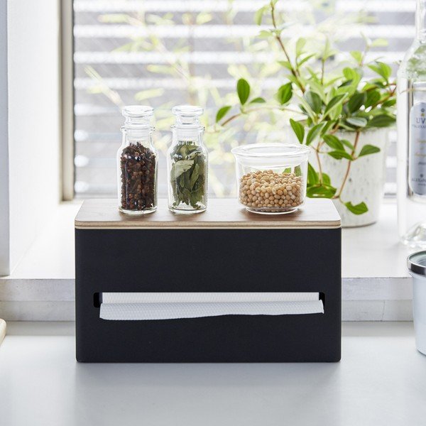 Kovový box na kapesníky Rin – YAMAZAKI-image-3