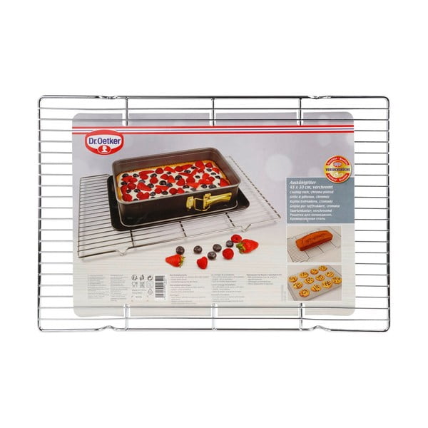 Kovová mřížka na chlazení pečiva Dr. Oetker Bake, 45 x 30 cm-image-2