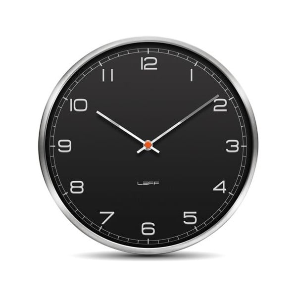 Nástěnné hodiny Arabic Black, 45 cm