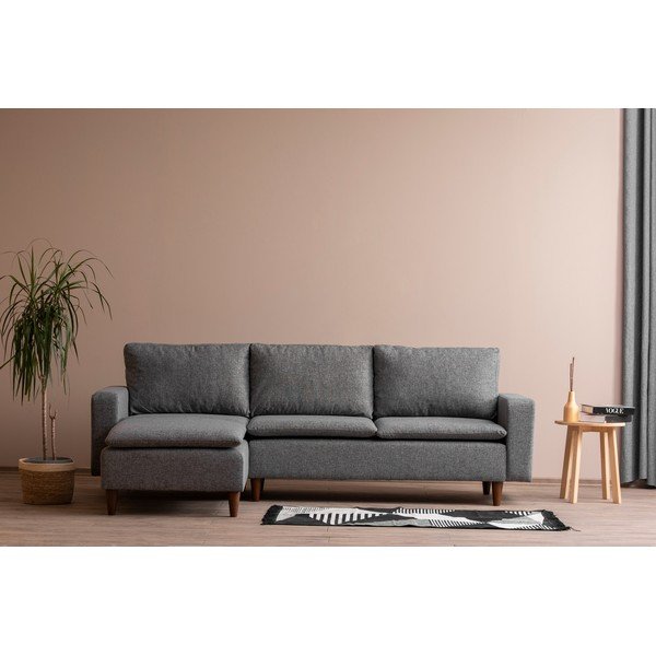 Světle šedá rohová pohovka (levý roh) Lungo – Balcab Home-image-1