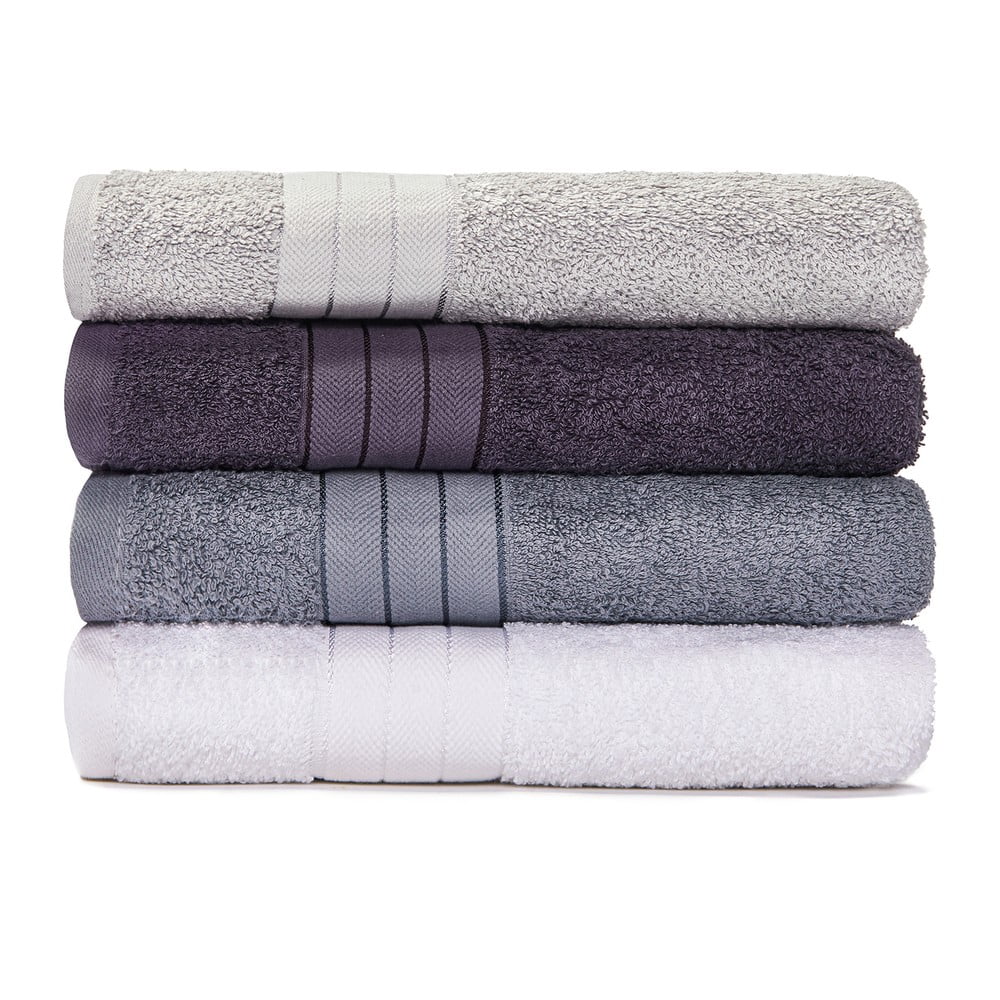 Sada 4 bavlněných ručníků Bonami Selection Prato, 50 x 100 cm