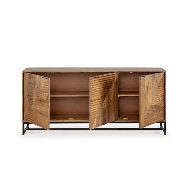 Komoda z mangového dřeva v přírodní barvě 170x79x40 cm Nereida – MOME-image-3