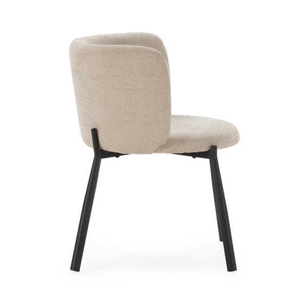 Béžová čalouněná jídelní křesla v sadě 2 ks Ginny – MOME-image-2