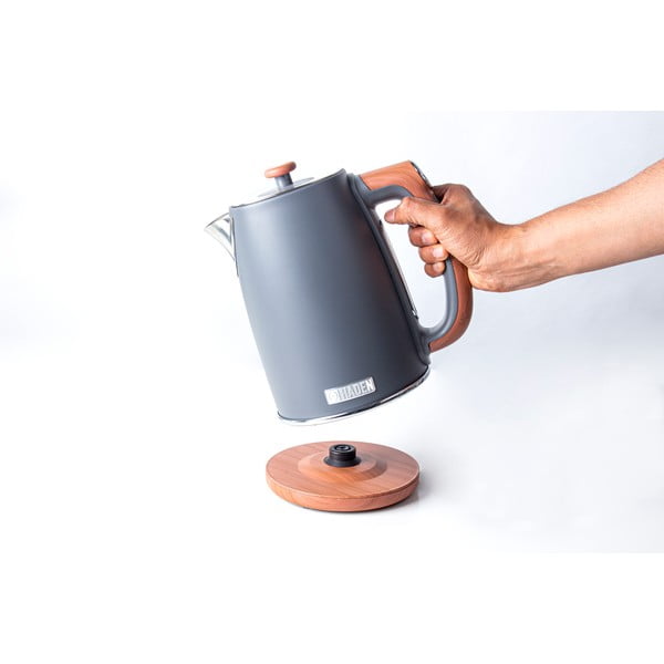 Tmavě šedá rychlovarná konvice 1,7 l Dorchester – Haden-image-4