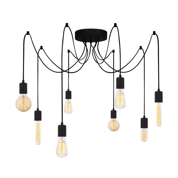 Černé závěsné svítidlo Kabluni – Opviq lights-image-2