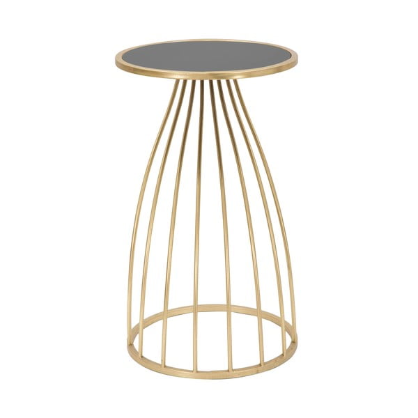 Kulatý odkládací stolek se skleněnou deskou ø 35 cm Flush – Mauro Ferretti-image-3