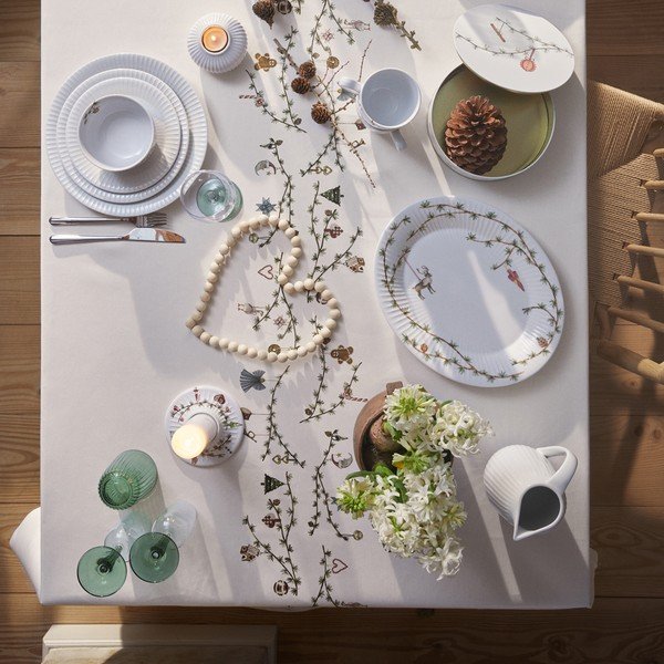 Porcelánový tác s vánočním motivem 27x34 cm Hammershøi Christmas – Kähler Design-image-4