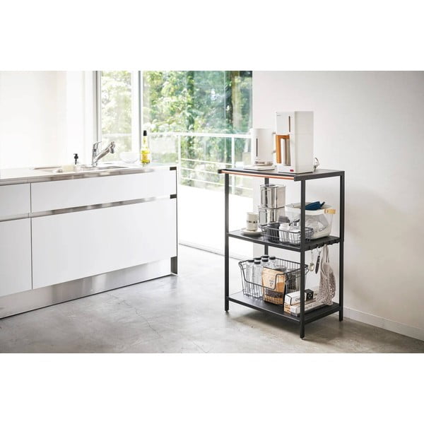 Matně černý ocelový regál 60x90x46,5 cm Tower – YAMAZAKI-image-1