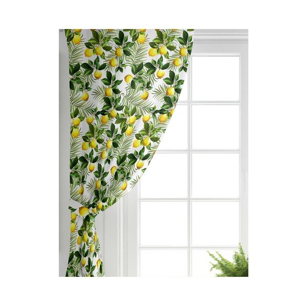 Žluto-zelený závěs 140x260 cm – Mila Home-image-2