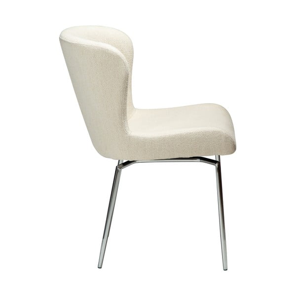 Krémová čalouněná jídelní židle Glam – DAN-FORM Denmark-image-1