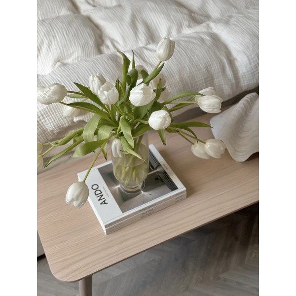 Přírodní lavice z dubového dřeva Rowico Yumi-image-3