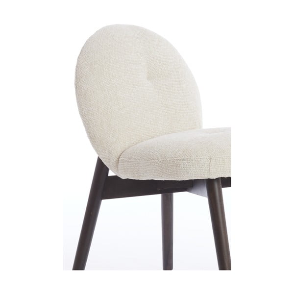 Krémová čalouněná jídelní křesla v sadě 2 ks Sinosa – Light & Living-image-2