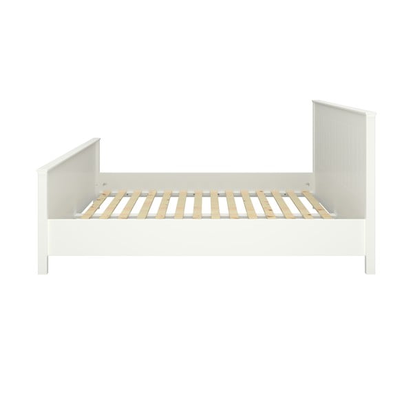 Bílá dvoulůžková postel 180x200 cm Tromsö - Tvilum-image-2