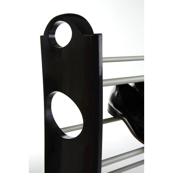 Kovový stojan na boty v černé a stříbrné barvě Tavia – Premier Housewares-image-3