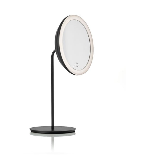 Černé kosmetické zrcadlo Zone Eve, ø 18 cm