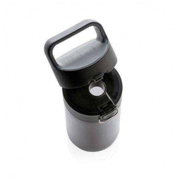 Černá uzamykatelná lahev na vodu XD Design Exclusive, 450 ml-image-3