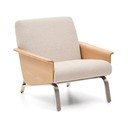 Béžové žinylkové křeslo Amsen – Kave Home