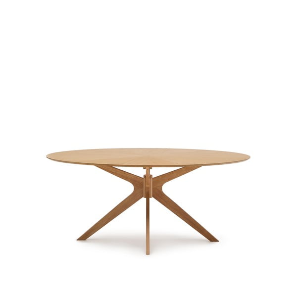 Jídelní stůl s deskou v dubovém dekoru 110x180 cm Naanim – Kave Home