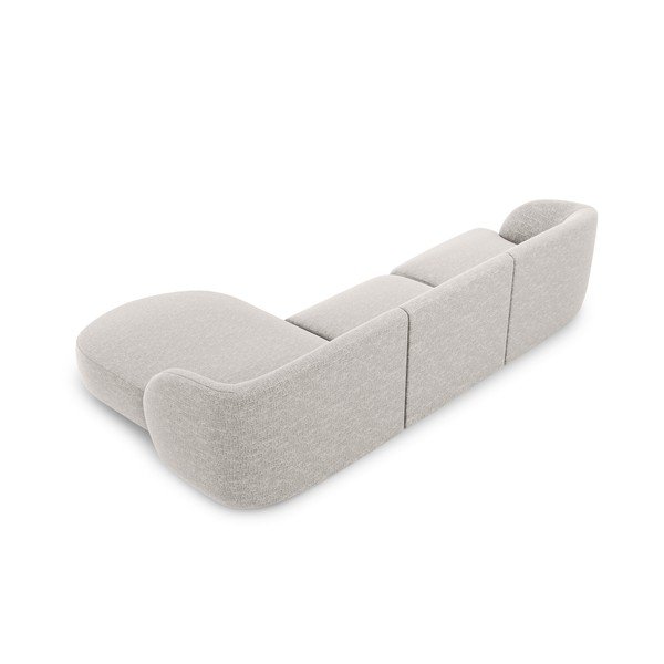 Světle šedá rohová pohovka (pravý roh) Miley – Micadoni Home-image-3