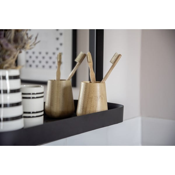 Bambusový kelímek na zubní kartáčky v přírodní barvě Maru – Wenko-image-4