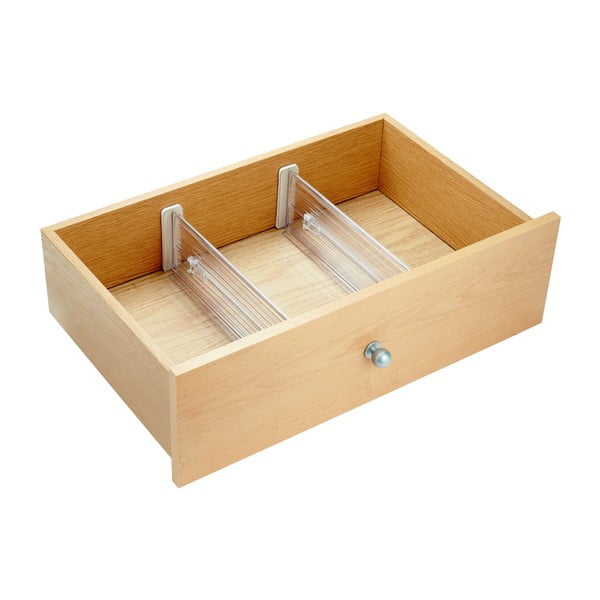 Sada 2 nastavitelných oddělovačů do šuplíku iDesign Linus Deep-image-3