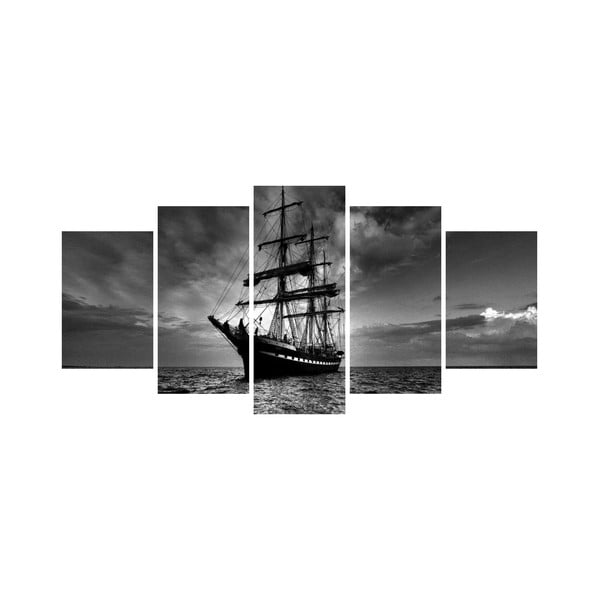 Vícedílný obraz Black&White no. 34, 100x50 cm