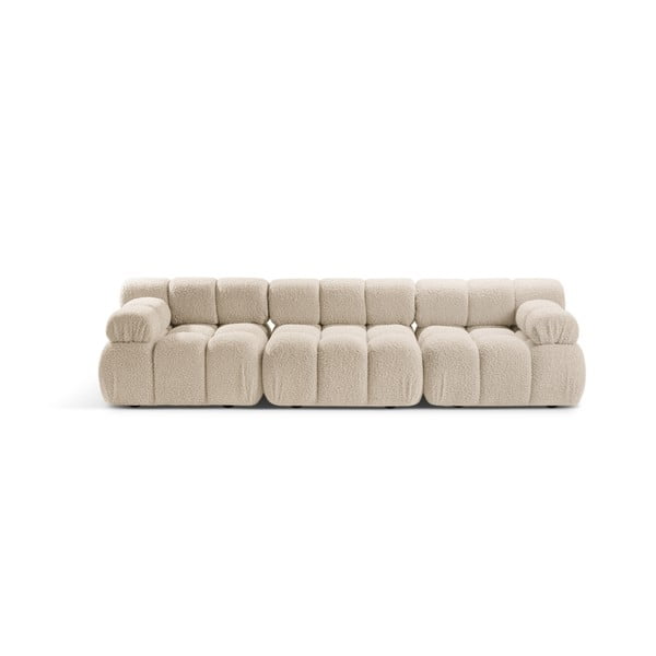Béžová modulární pohovka z textilie bouclé 282 cm Bellis – Micadoni Home