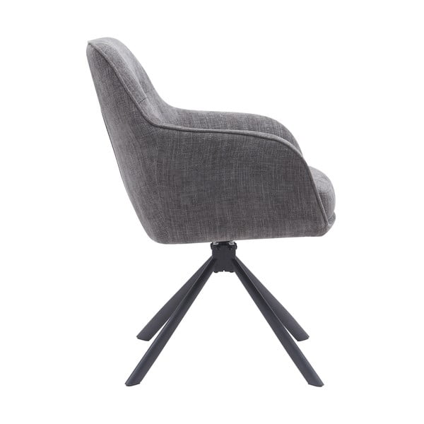 Šedá čalouněná jídelní křesla v sadě 2 ks Avola – Unique Furniture-image-2