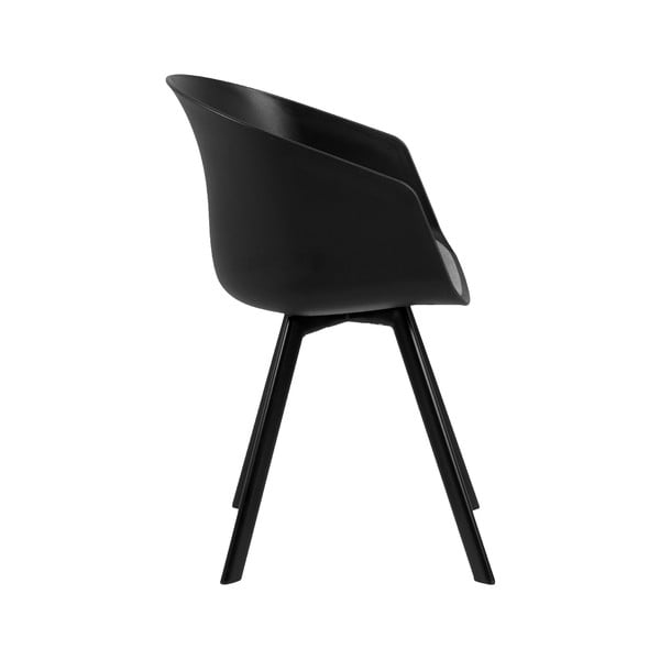 Černo-šedá jídelní židle Moon – Interstil-image-2