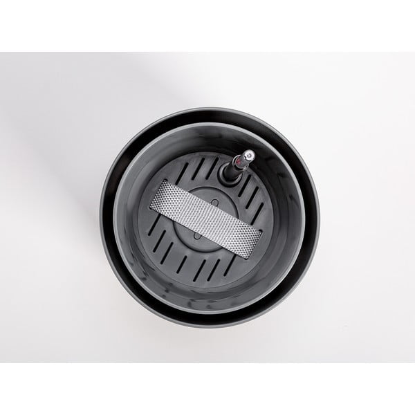 Šedý samozavlažovací květináč Plastia Tolita, ø 19 cm-image-1