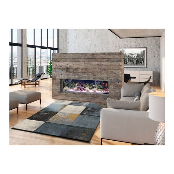 Tmavě šedý koberec Universal Adra Azulo, 160 x 230 cm-image-1
