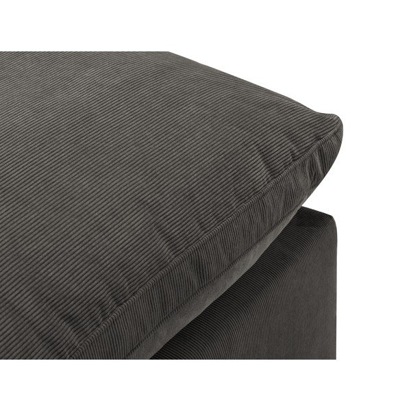 Tmavě hnědá prostřední část modulární manšestrové pohovky Windsor & Co Sofas Galaxy-image-4