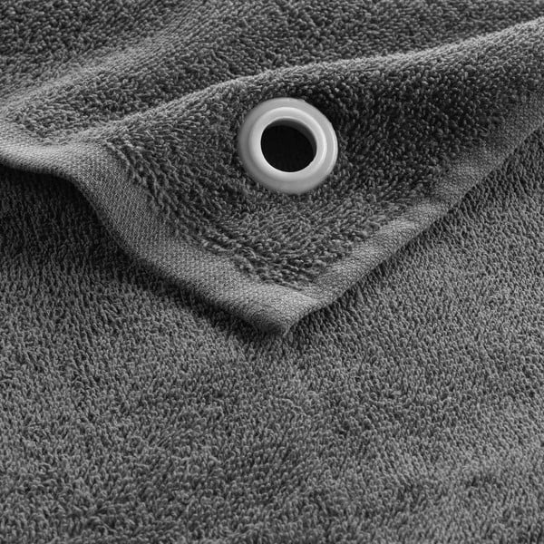 Antracitový froté bavlněný ručník 50x50 cm Cuistot – douceur d'intérieur-image-2
