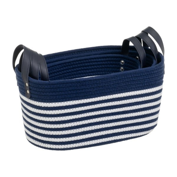 Látkové košíky v sadě 3 ks 38x22x20 cm – Casa Selección-image-4