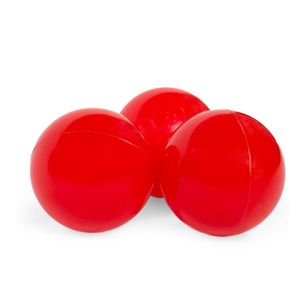 Sada 50 červených balónků do dětského bazénku Misioo