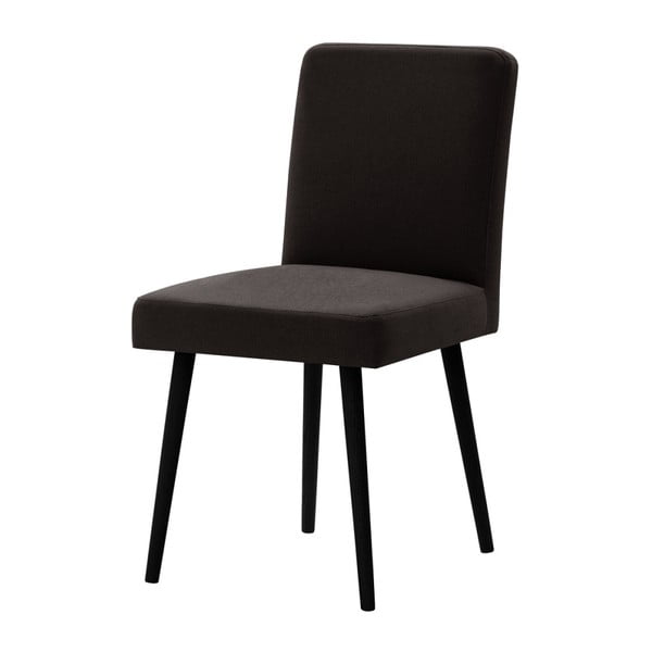 Tmavě hnědá židle s černými nohami Ted Lapidus Maison Fragrance