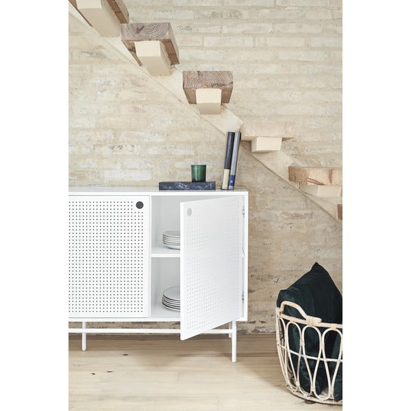 Bílá komoda Teulat Punto, šířka 150 cm-image-2