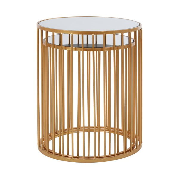 Kulaté odkládací stolky se skleněnou deskou v sadě 2 ks Avantis – Premier Housewares-image-2