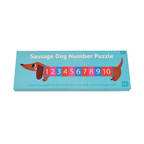 Puzzle (počet dílků 16) Sausage Dog – Rex London-image-2