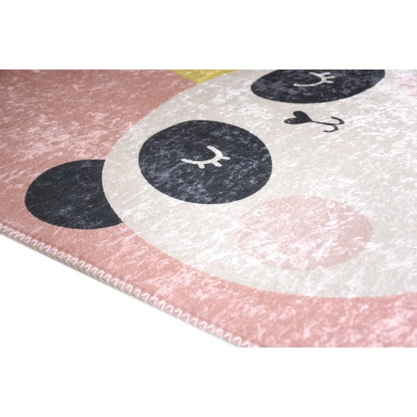 Světle růžový pratelný dětský koberec 160x230 cm Royalty Mascot – Vitaus-image-2