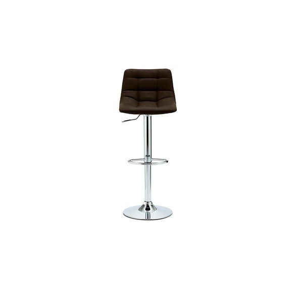 Tmavě hnědé otočné barové židle v sadě 2 ks 88 cm Mario – Furnhouse-image-3