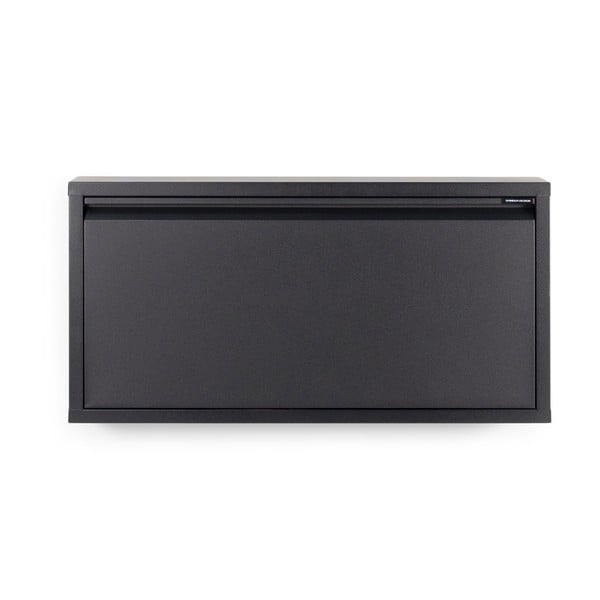 Černý kovový výklopný botník 75x37,5x12,5 cm Billy – Spinder Design-image-3