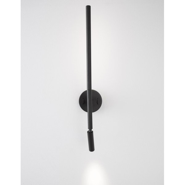 Matně černé hliníkové LED nástěnné svítidlo s ohybatelnou konstrukcí Handy – Nova Luce-image-3