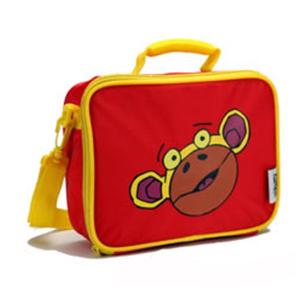 Červená dětská taška na svačinu Navigate Monkey