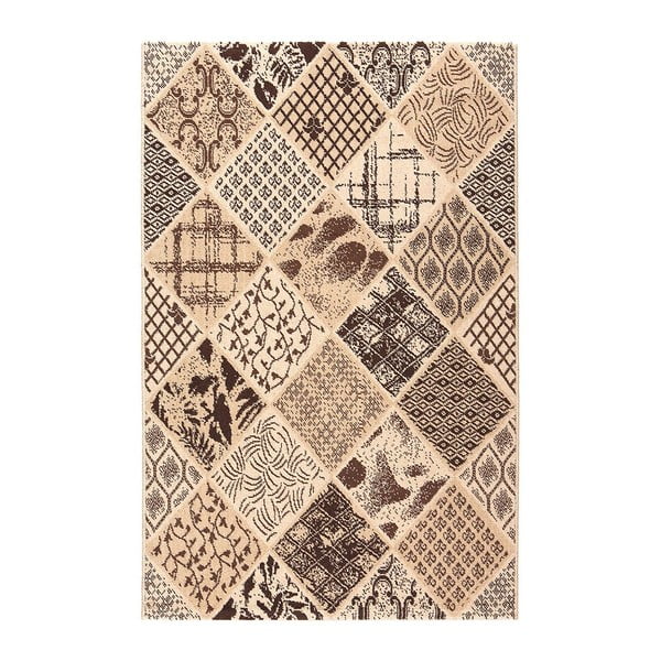 Vlněný koberec Coimbra 183 Marron, 67x200 cm