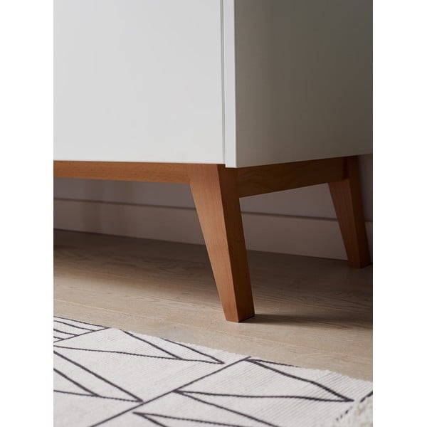 Bílá dětská komoda se zásuvkami Pinio Swing, 148 x 92 cm-image-1